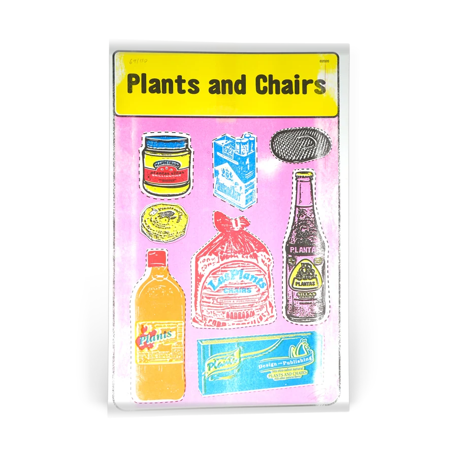 "Productos De la Media Luna" Poster | Risograph